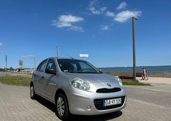 Nissan Micra cena 29000 przebieg: 104500, rok produkcji 2011 z Gdynia małe 137